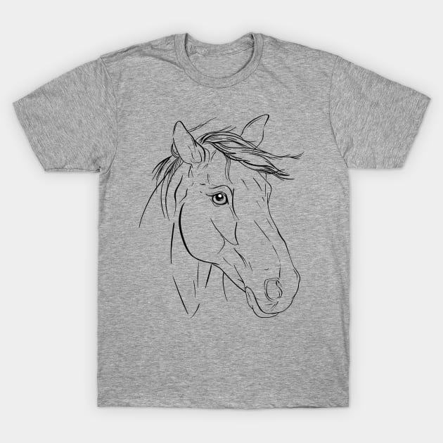 Wild Horses Keep Dragging Me Away T-Shirt by rmcbuckeye